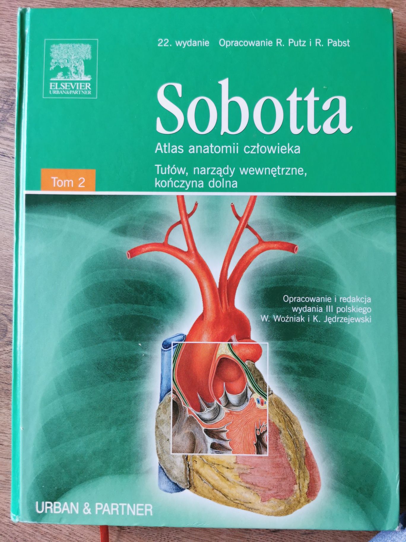 Sobotta Atlas anatomii człowieka tom II wyd 22,III polskie