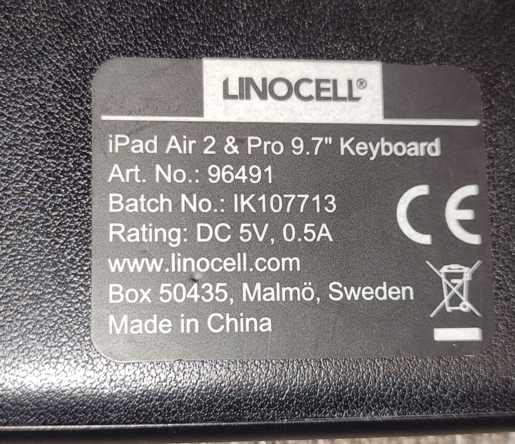 Оригінальна чохол - клавіатура Linocell iPad Air 2 & Pro 9.7"