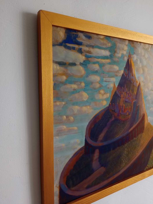 Obraz na płótnie, Baśniowy zamek, M. Konstanty Čiurlionis, 50x40cm