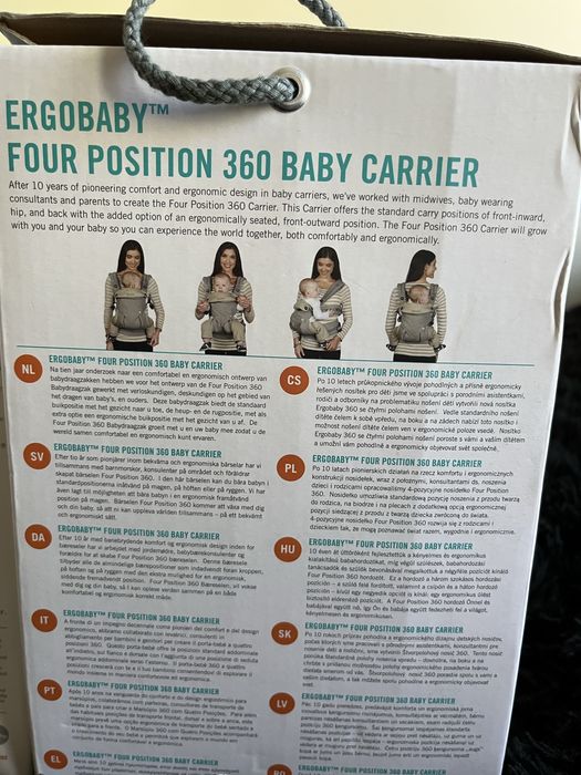 Nosidełko Ergobaby + wkładka dla noworodków