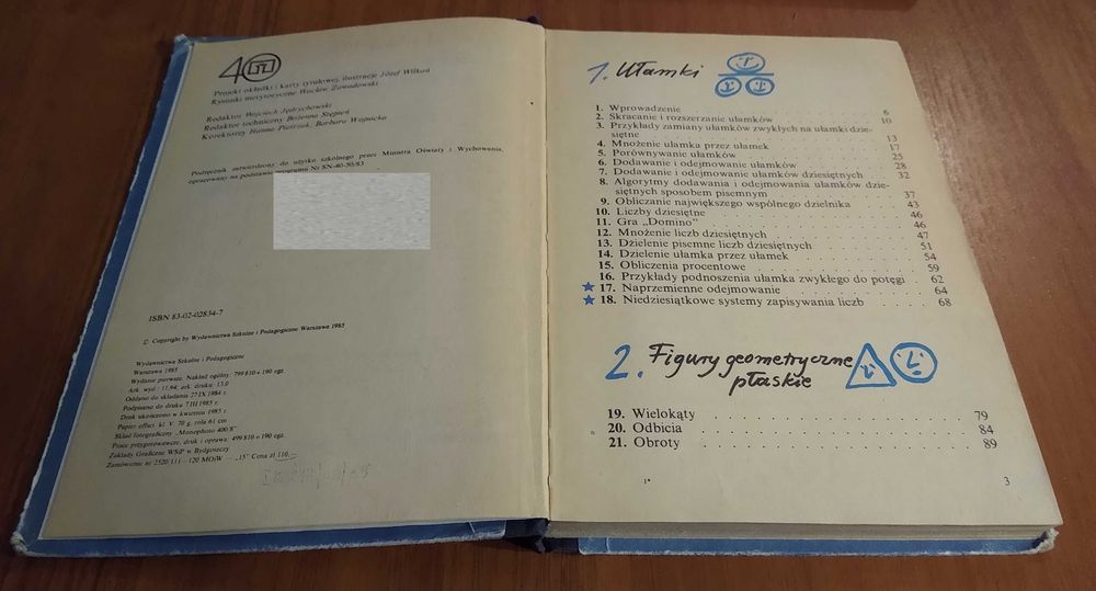 Matematyka 5 podręcznik dla klasy piątej szkoły podstawowej Zawadowski