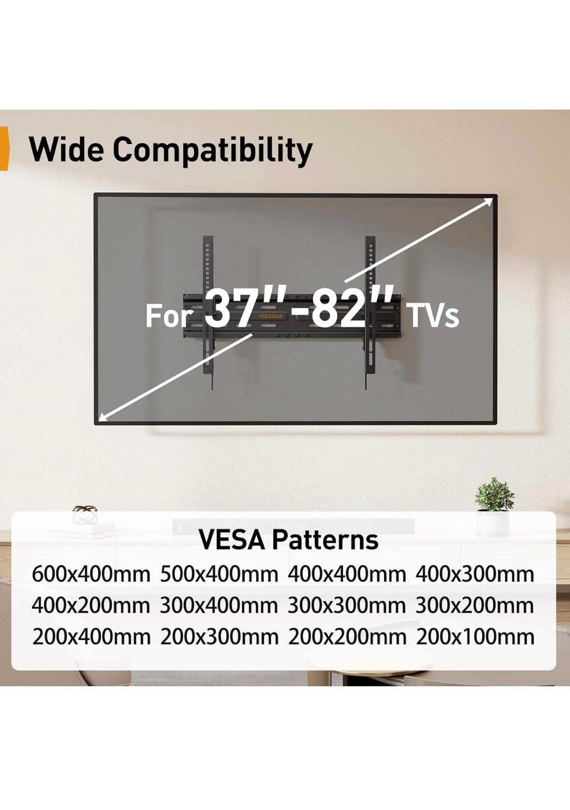 Perlegear Uchwyt ścienny do telewizora 26-55"