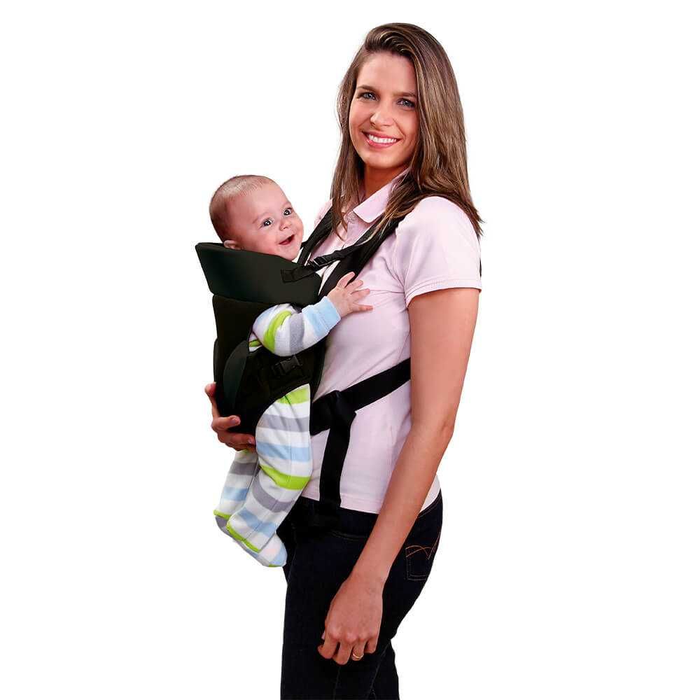 Marsúpio Baby Safe - Preto 3,5-15 Kgs