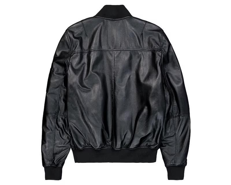 Куртка Alpha Industries MA-1 Leather Bomber - Black