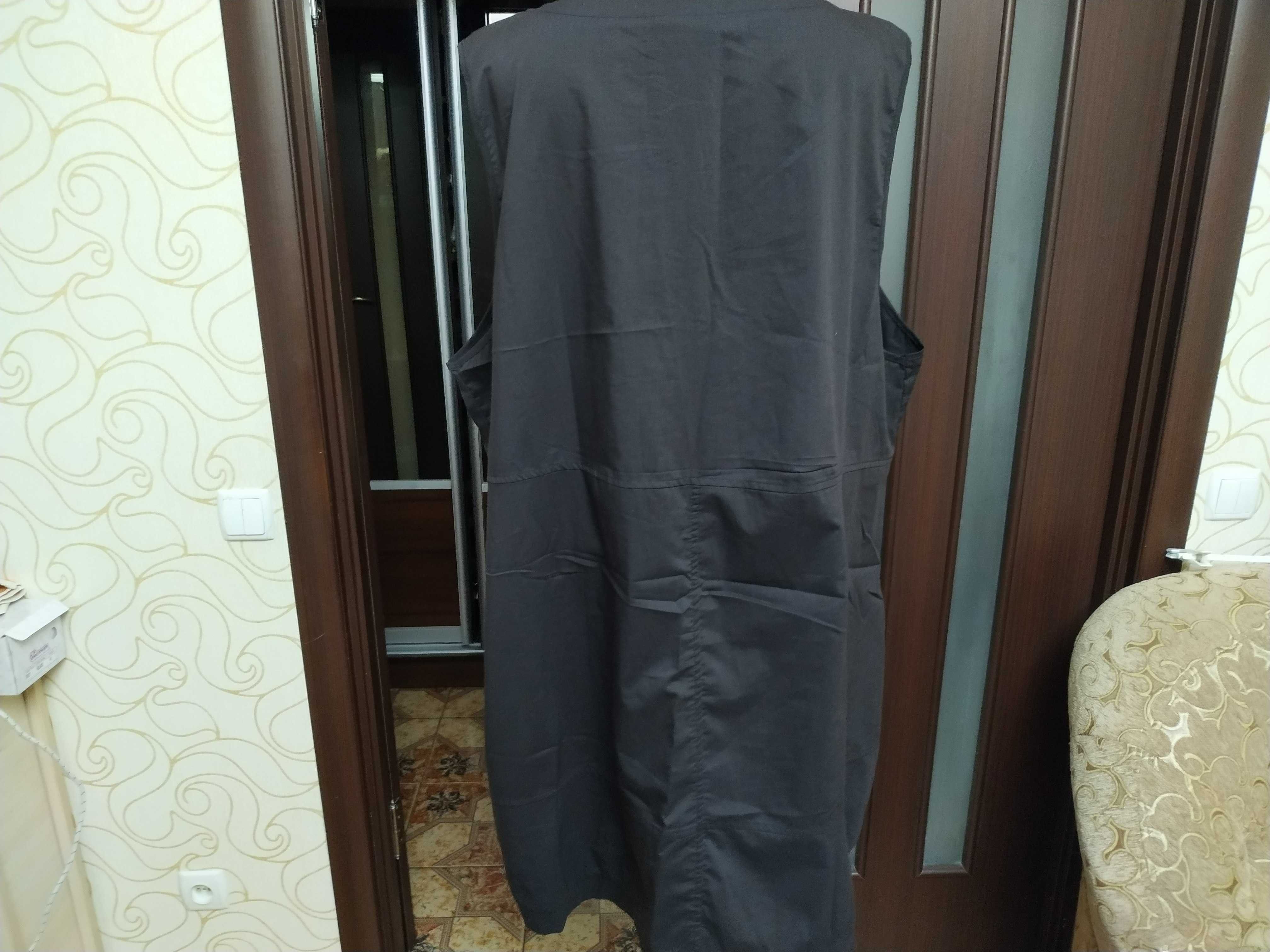 легкий сарафан платье туника 66-68 4xxxxl батал большого размера