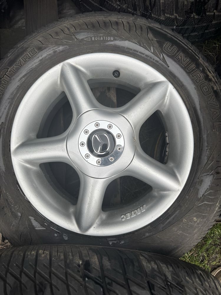Оригинал диски  Mazda  r14 5/114.3 с резиной 195/65