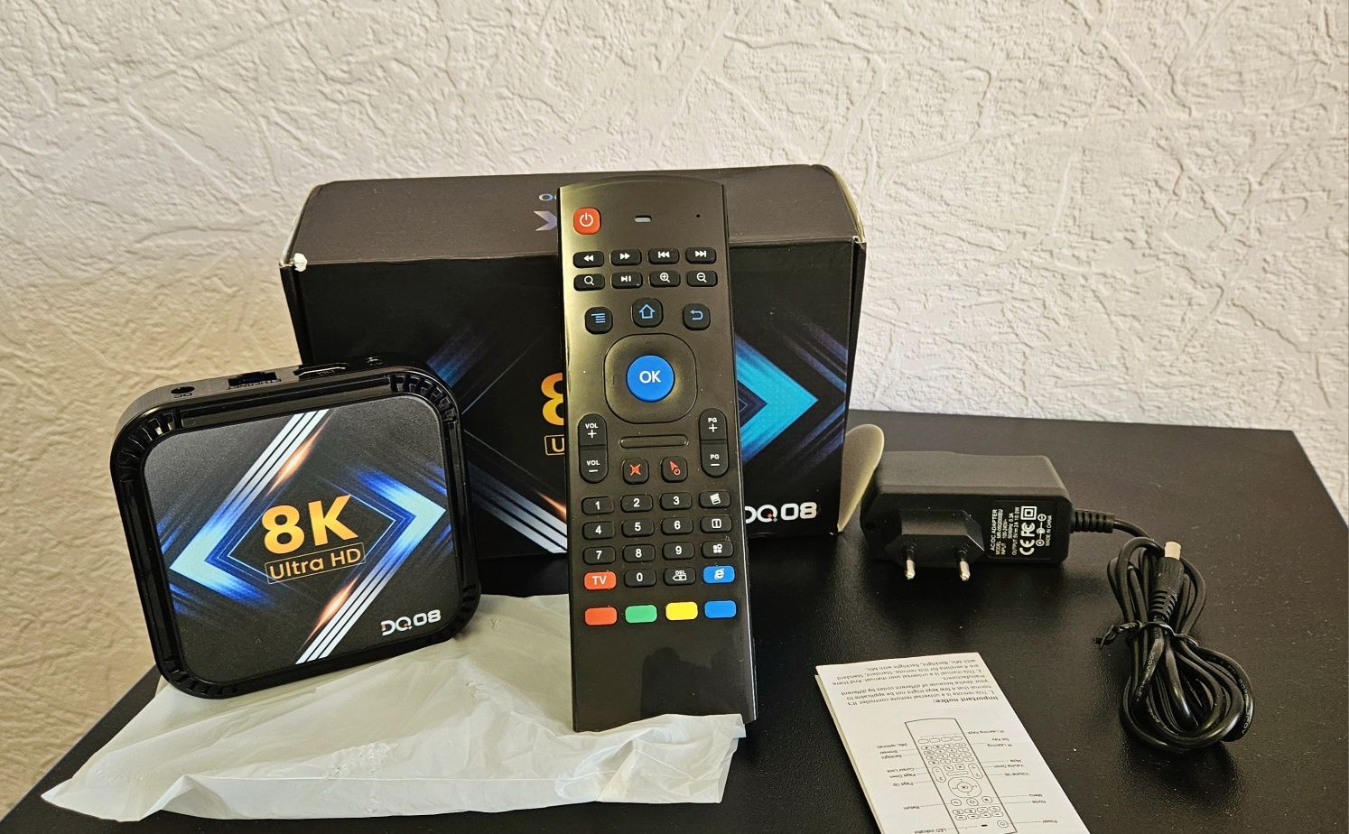 ТV Smart приставка DQ08 RK3528 Smart TV Box Android 13 4/64 4ядра