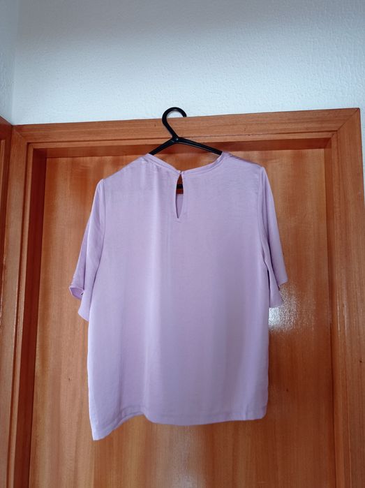 Blusa lilás Mango