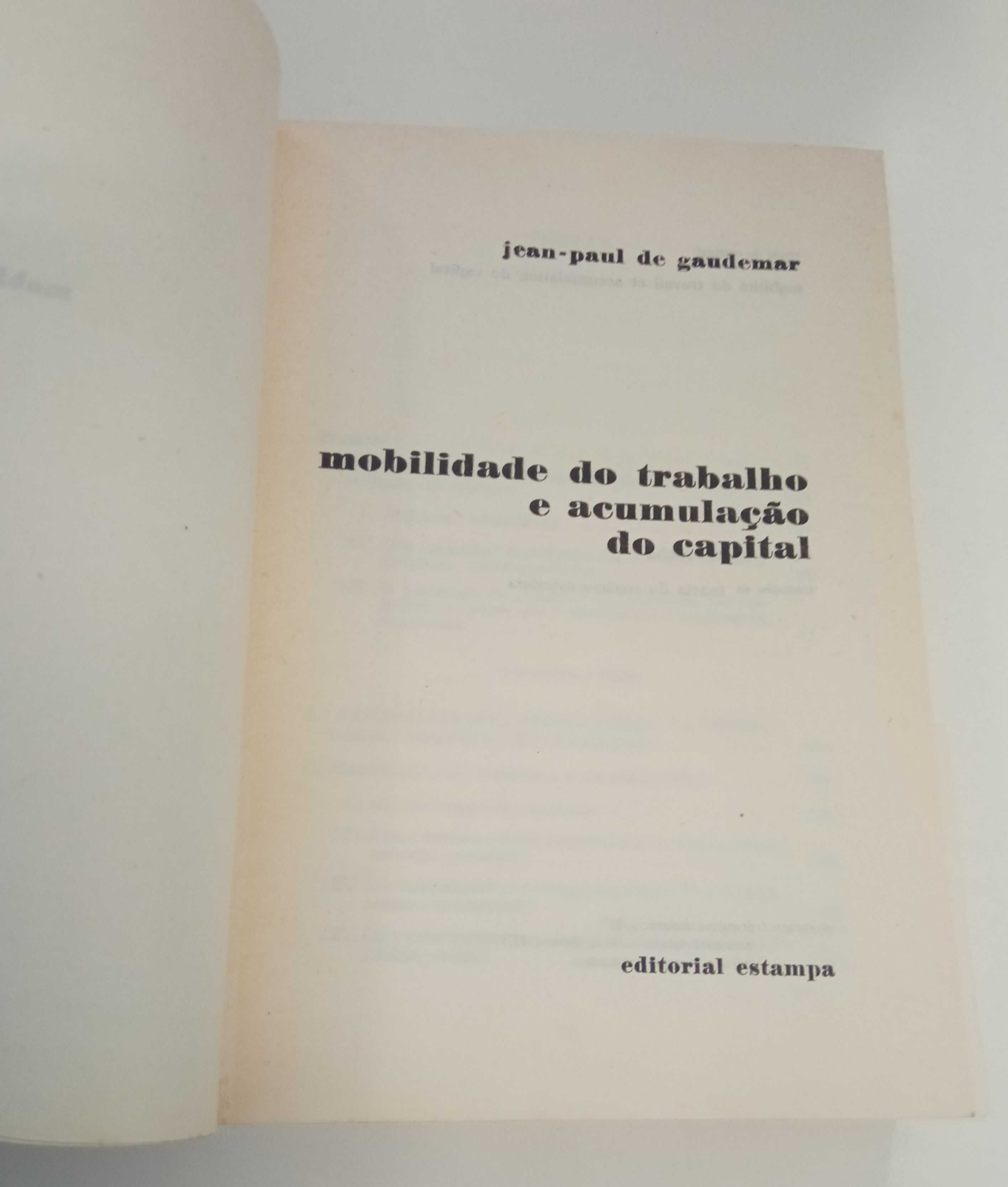 Mobilidade do trabalho e acumulação do capital