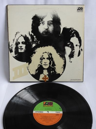 LED ZEPPELIN III LP 1970 Британская пластинка оригинал UK NM Re К50002