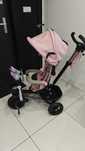 Kinderkraft Rowerek Trójkołowy AVEO Pink przodem/tyłem do rodzica
Kind