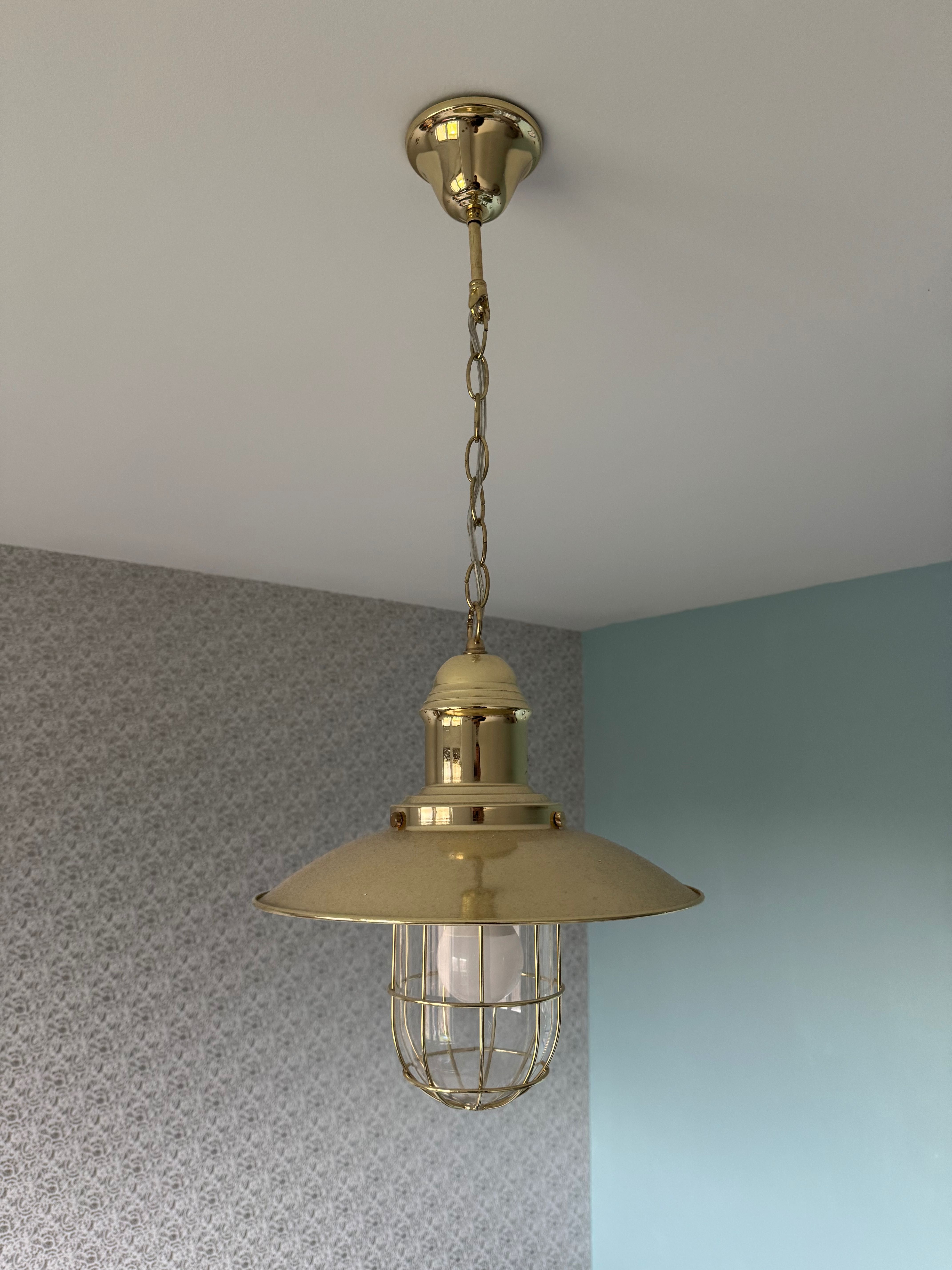 Lampa złota retro