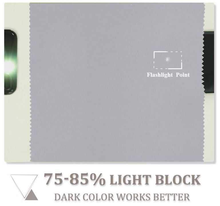 Zasłona zaciemniająca 240x140cm kolor srebrno-szary 1 sztuka