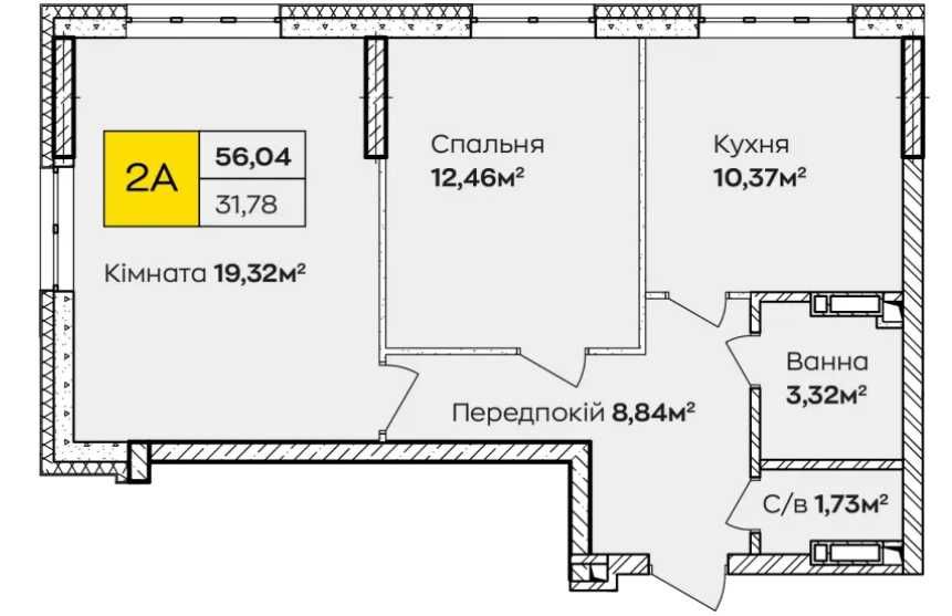 Монолітний будинок. 2к квартира в новому ЖК на Позняках під єОселя.