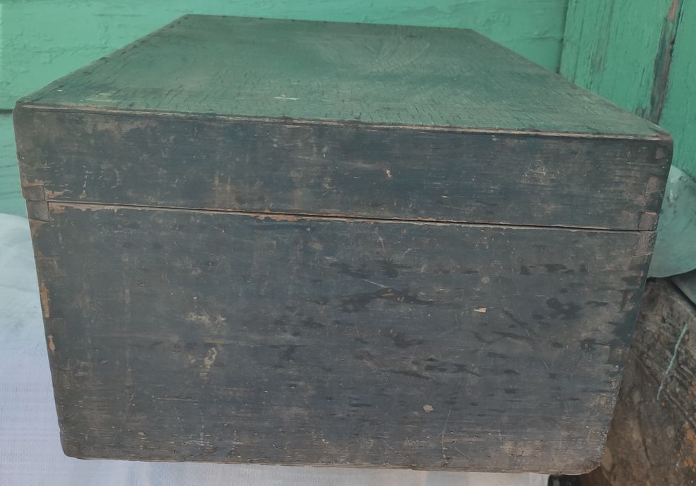 Чемодан ретро, ящик, скриня