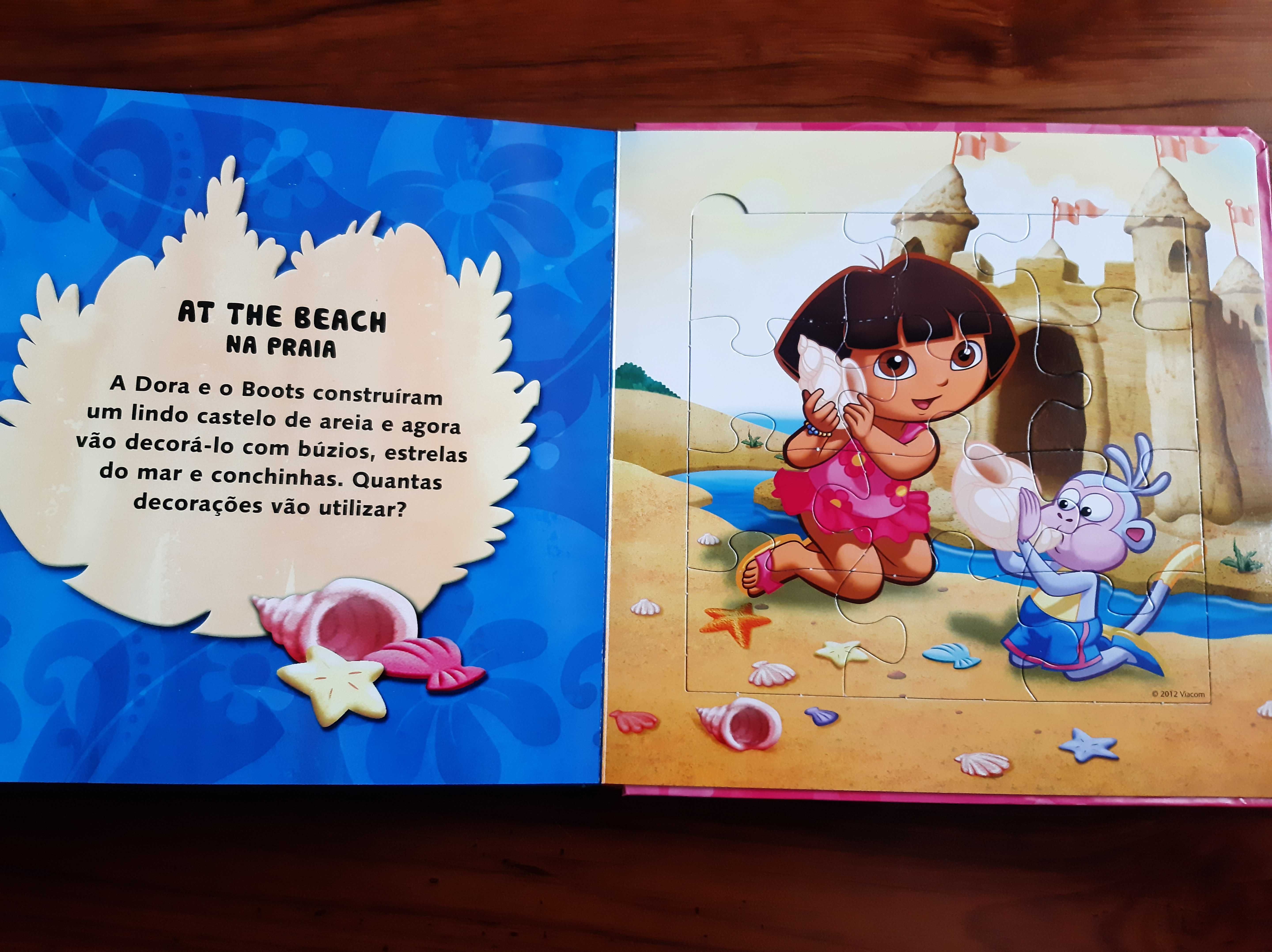 Livro Puzzle Dora A Exploradora