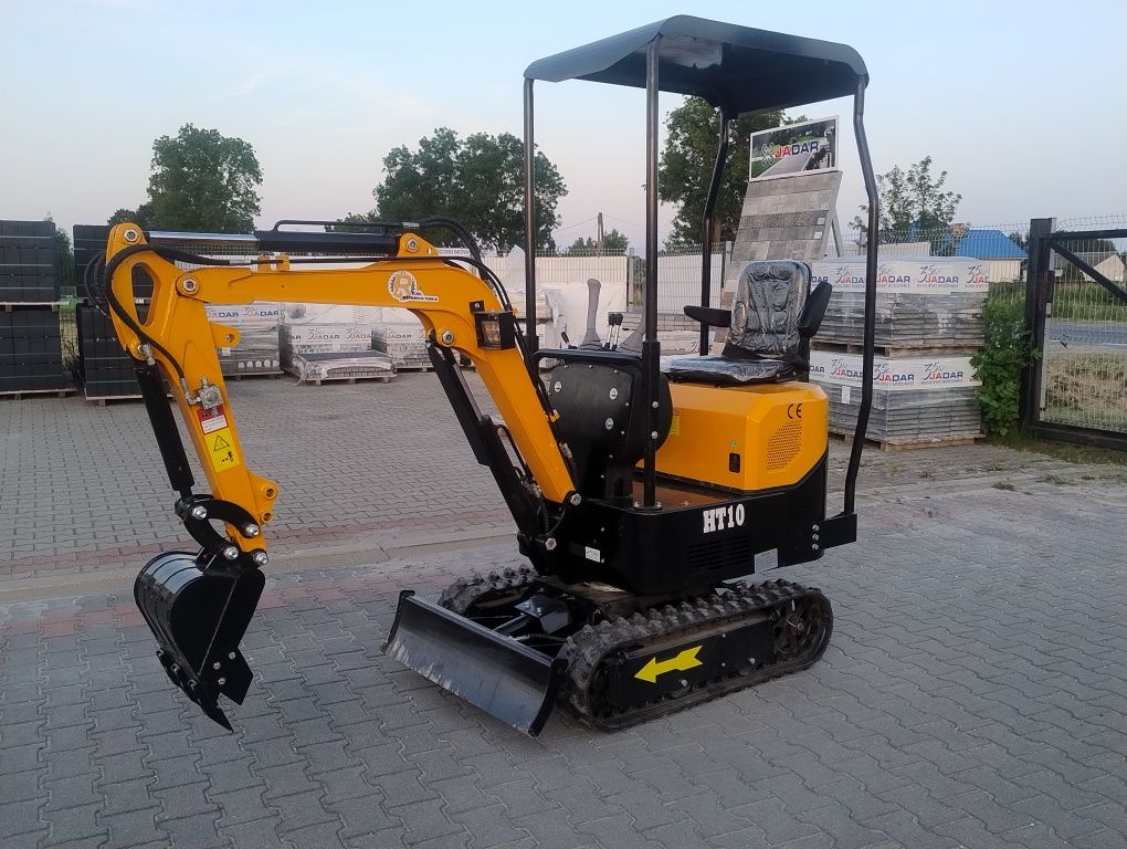 Minikoparka HT10 Fabrycznie NOWA, Diesel KOOP b. Oszczędna, waga 1 ton