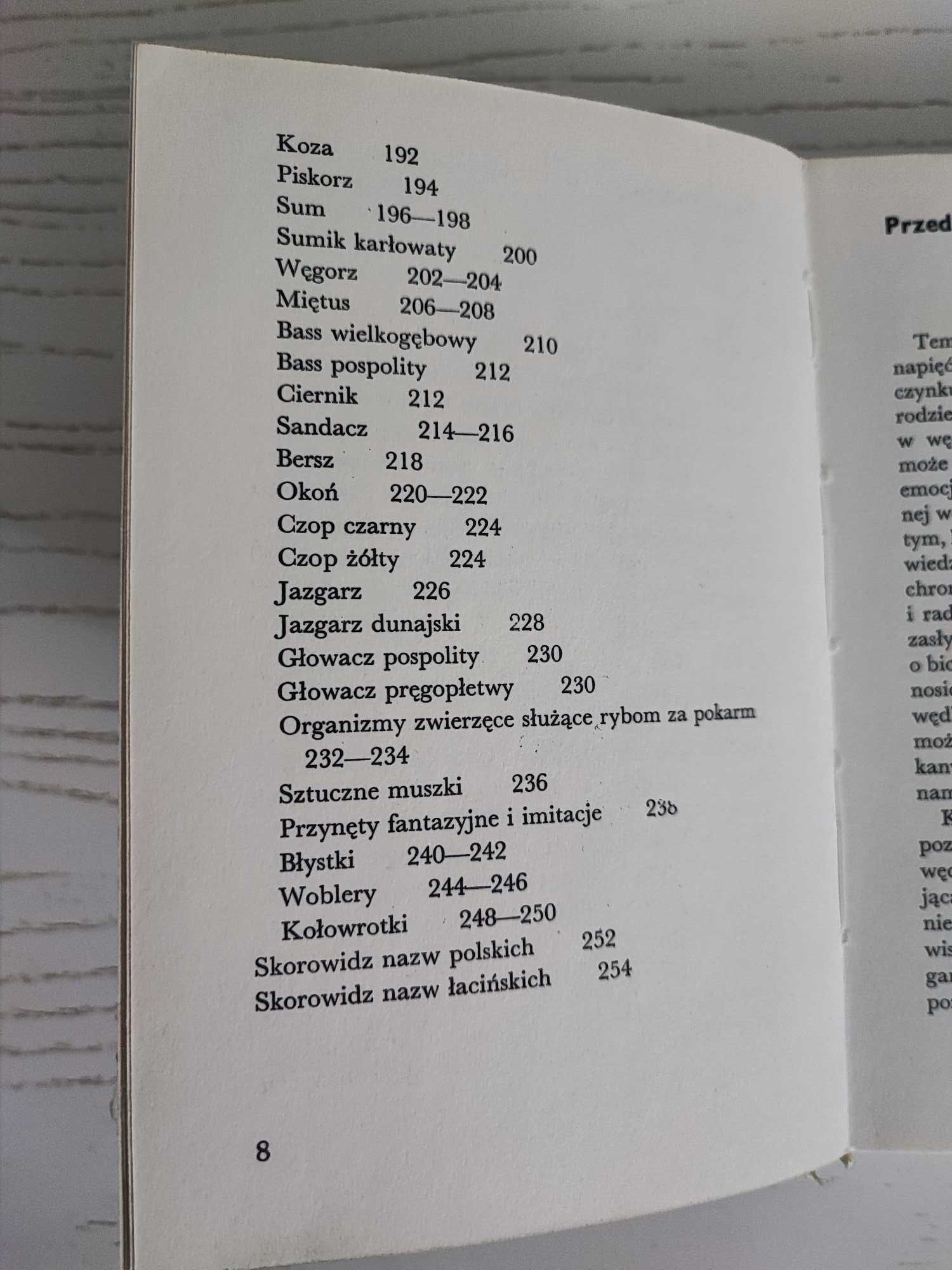 Ryby i przynęty, Jiri Vostradovsky, wyd.1979, stan bardzo dobry