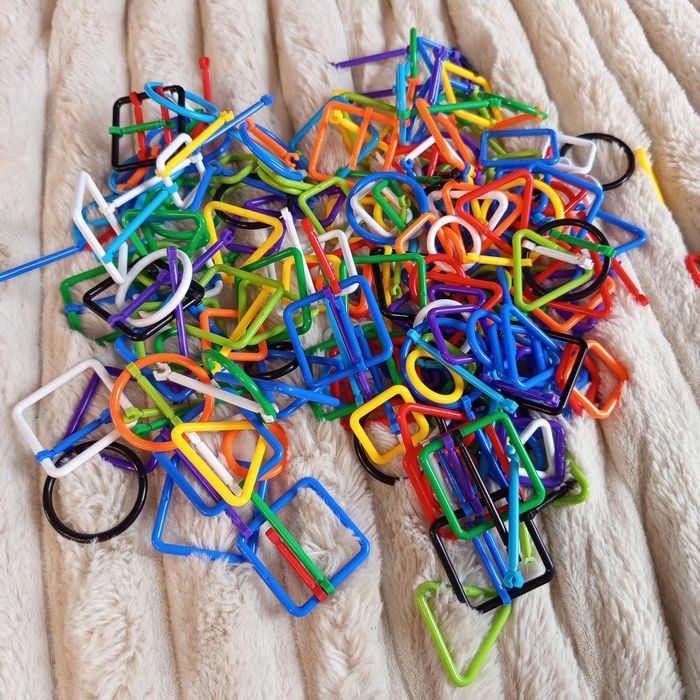 Klocki konstrukcyjne geometryczne ukladanki