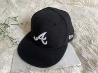New Era full cap czarna czapka Atlanta wełna 59fifty 7 55,8 cm uniseks