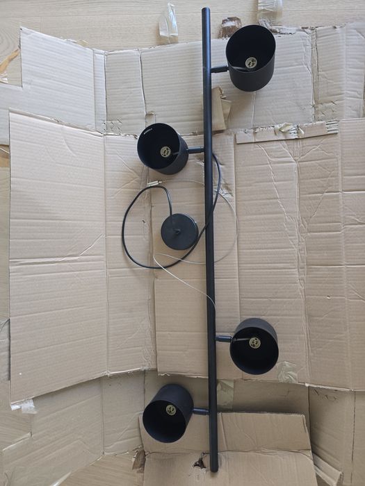 Aldex bot 1047L nowa stan idealny lampa wyspowa wisząca czarna