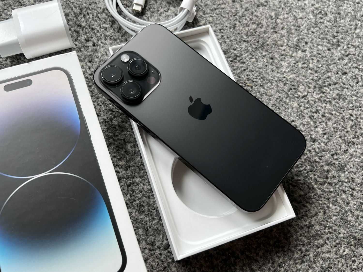 iPhone 14 Pro Max 512GB Space Grey Black Bateria 98% Gwarancja +SZKŁO