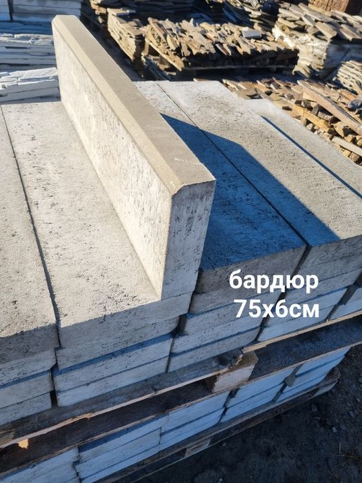 Плитка тротуарна, фасадна. Бардюри, поребрики, сходини, антипарковка