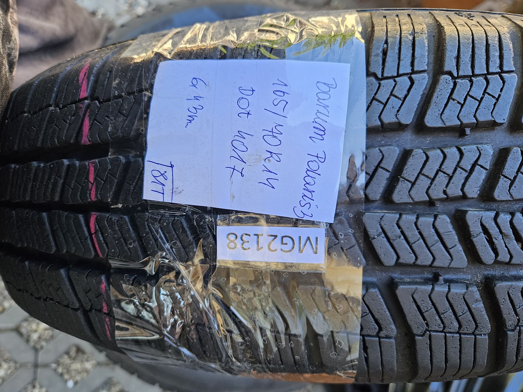 Barum 165/70 r14 Polaris 3 /// 6,5mm!!! Wysyłka