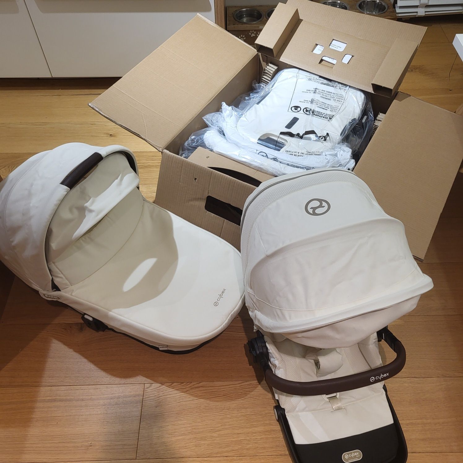 Wózek Cybex Gazelle S Lux rok po roku, Seashell Beige