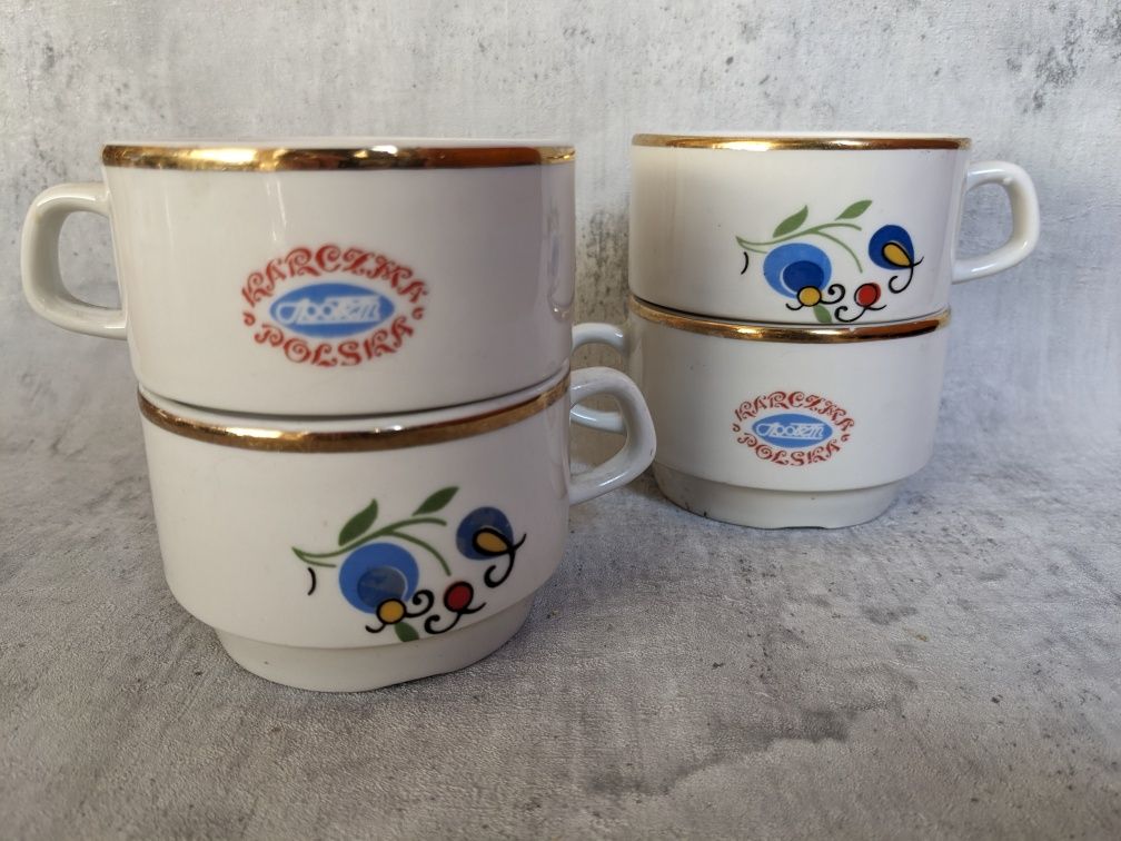 Filiżanka Społem-Karczma Polska, retro vintage prl ceramika