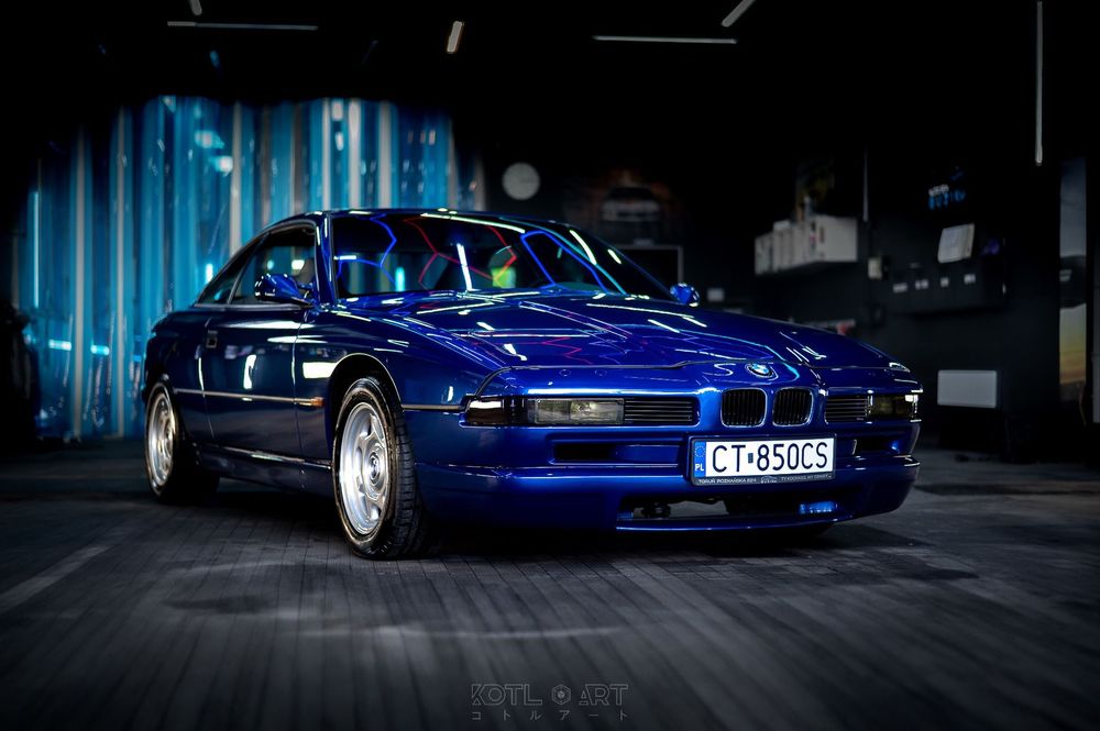 BMW Seria 8 BMW E31 850Ci 5.4 V12 Individual Tobagoblau CSI M73 BEZWYPADKOWY !