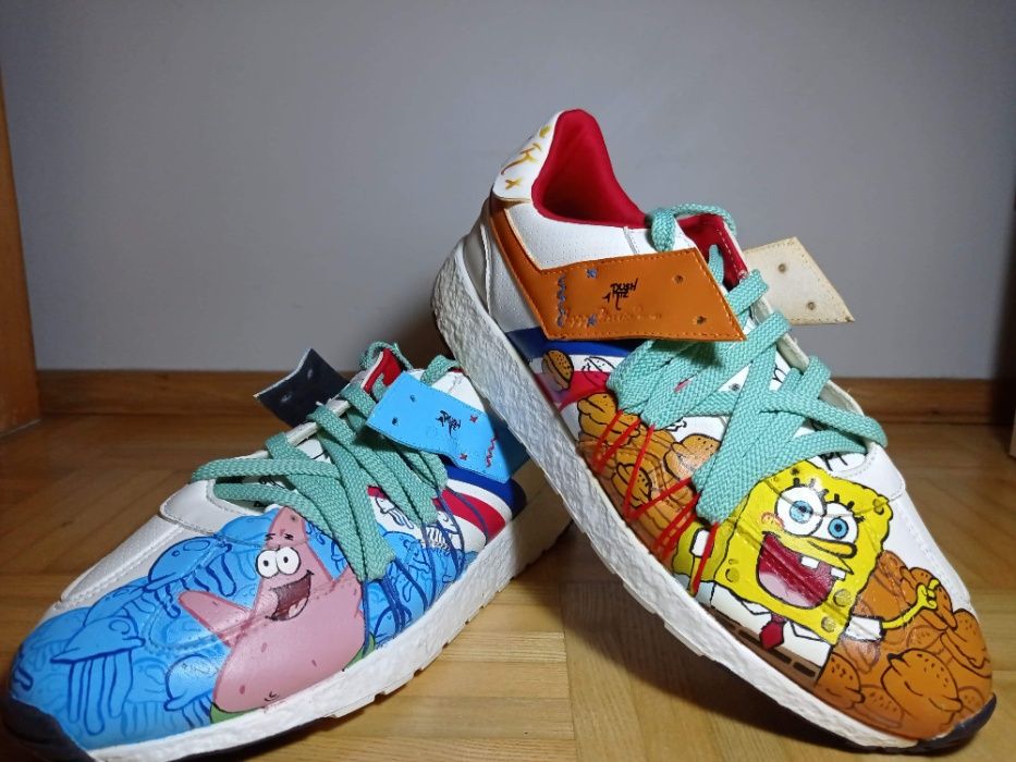 Buty Sponge-Bob custom by Rush_Artz 46