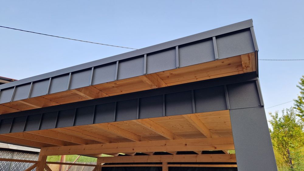 wiata samochodowa duża carport PREMIUM na dwa auta Krzeszowice