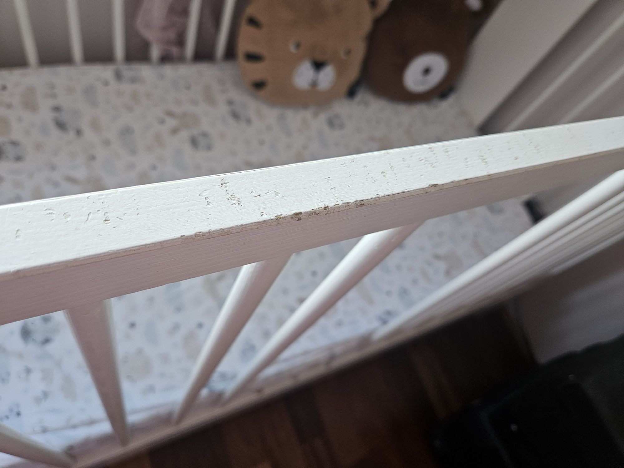 Łóżeczko dziecięce 120×60 biel