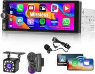RADIO Samochodowe 1-DIN 6.9" Kamera Cofania CARPLAY ANDROID Bluetoth