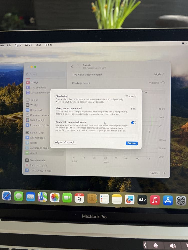 MacBook Pro 13 2020 M1 8GB 512SSD na gwarancji Apple Care