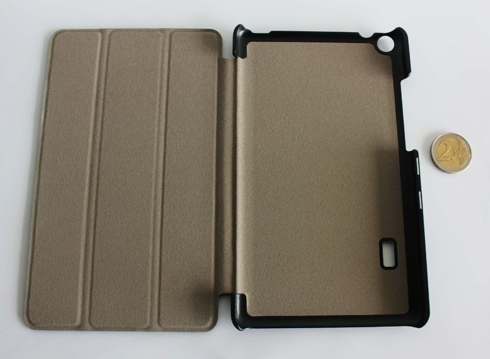 Capa protectora tri-dobrável ultrafina para tablet até 8,4"