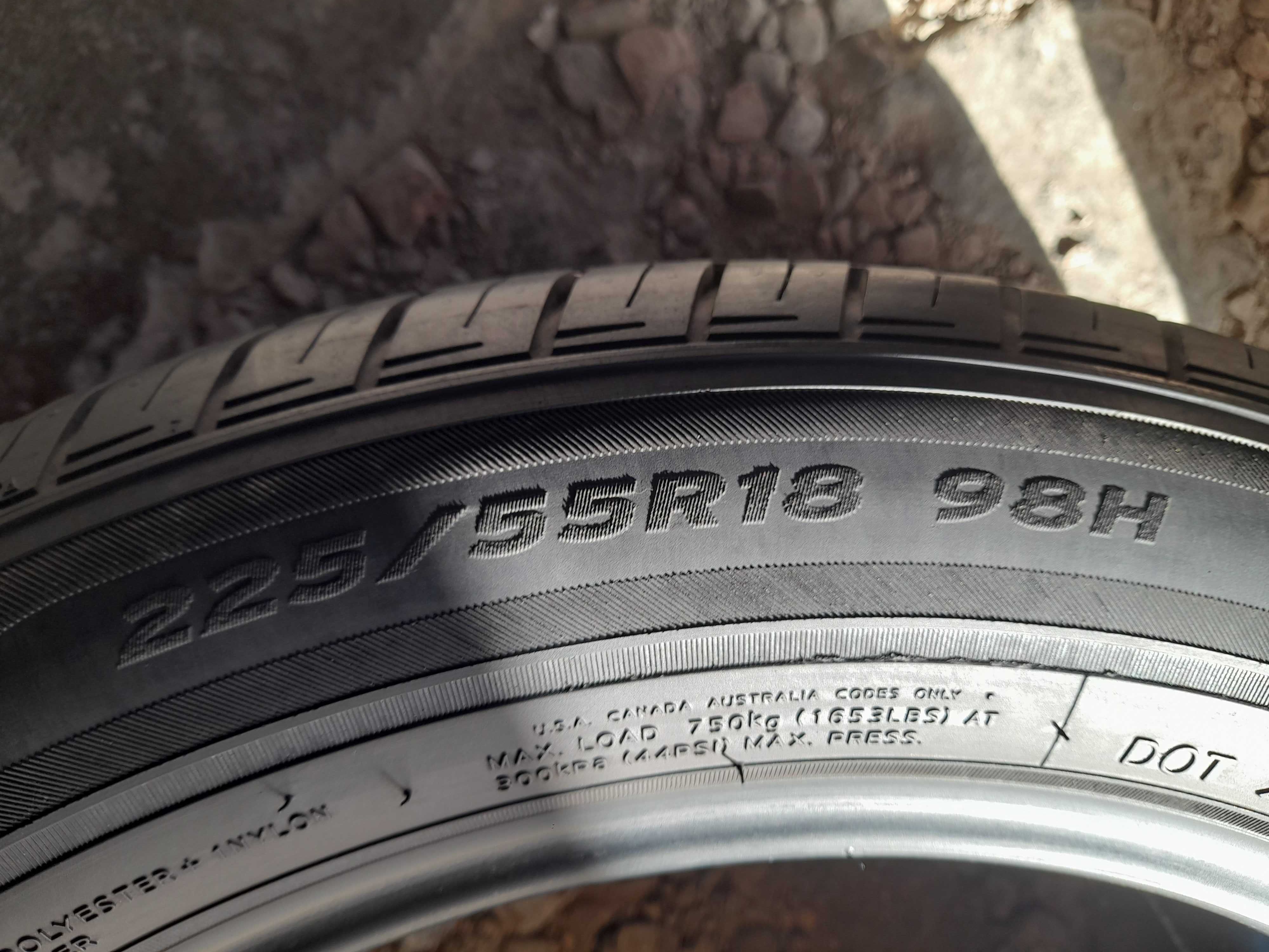 Літні шини 225/55 R18 Hankook optimo k415	7мм