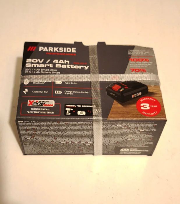Kit Bateria e Carregador 20v Parkside