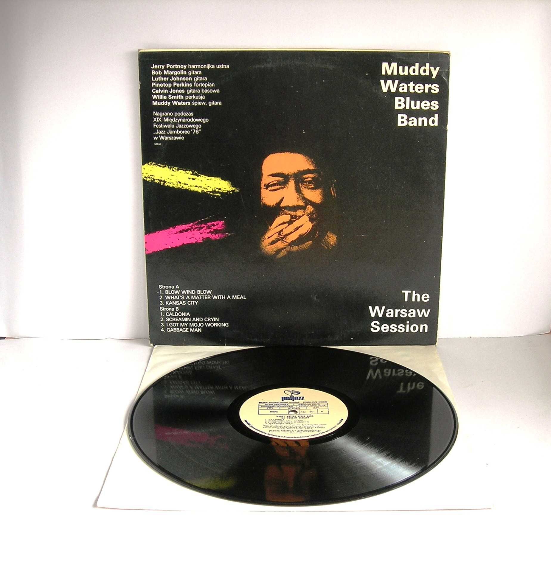 "The Warsaw Session 2" Muddy Waters Blues Band vinyl Poljazz 1976