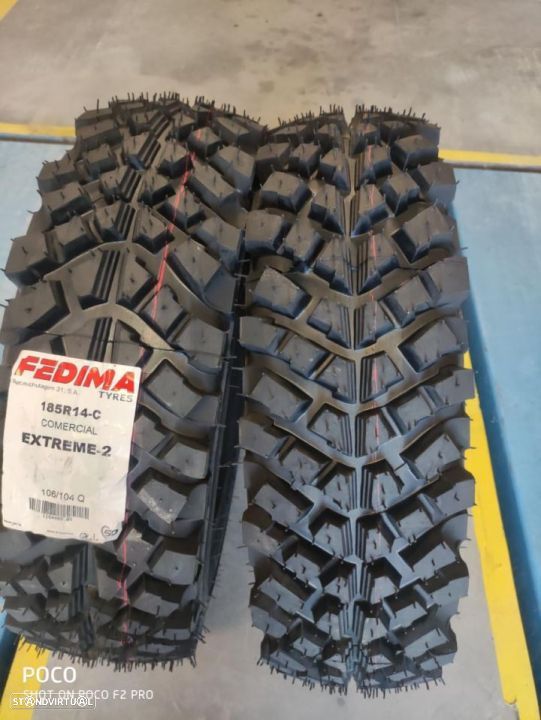 2 pneus 185r14c  fedima oferta dos portes