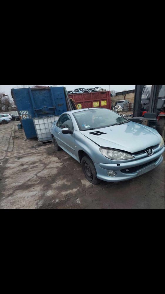 Części peugeot 206 cc silnik 1.6 16v