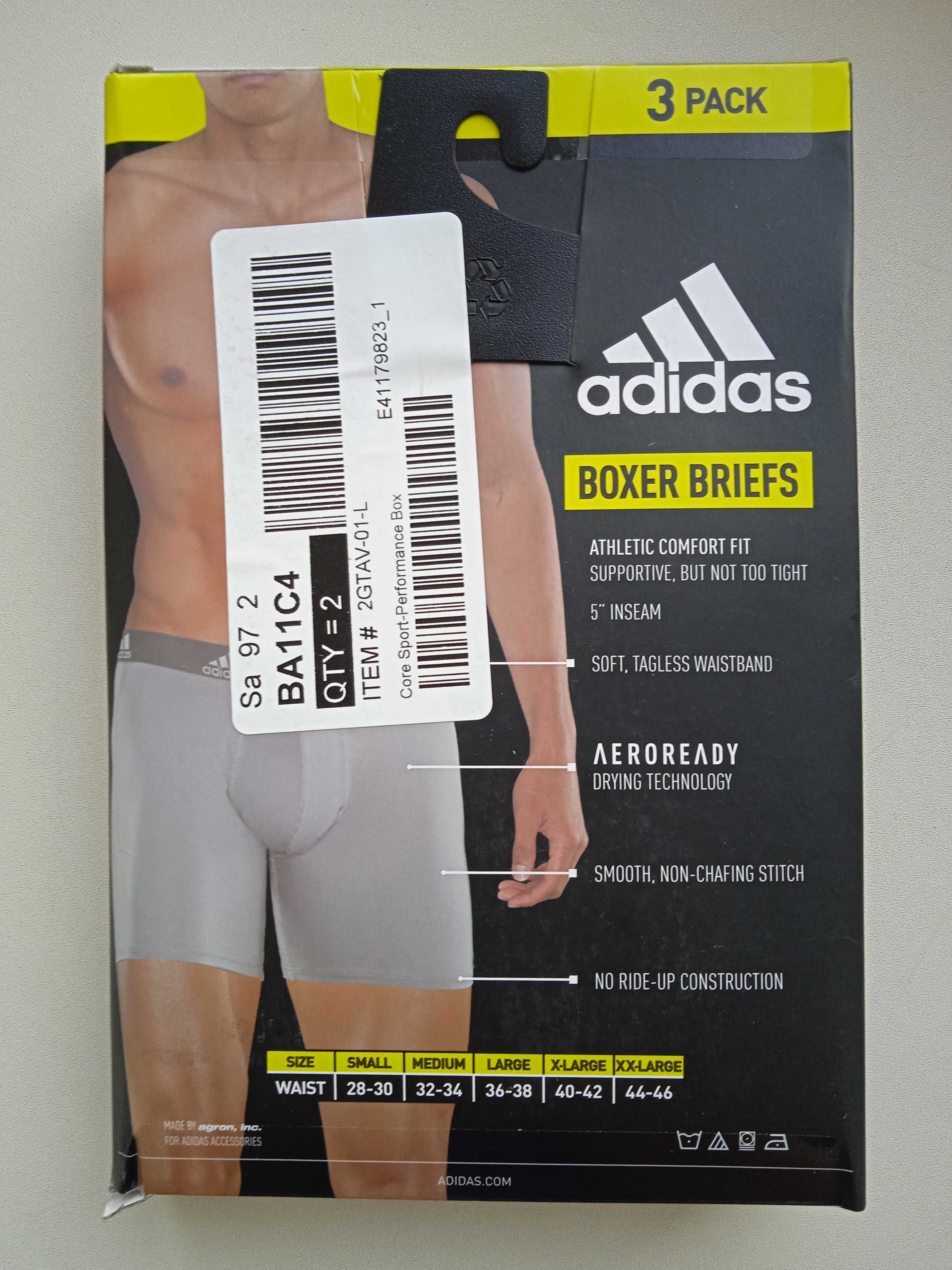 Набір : Труси Adidas Briefs, трусы Adidas . Куплені в США. Оригінал