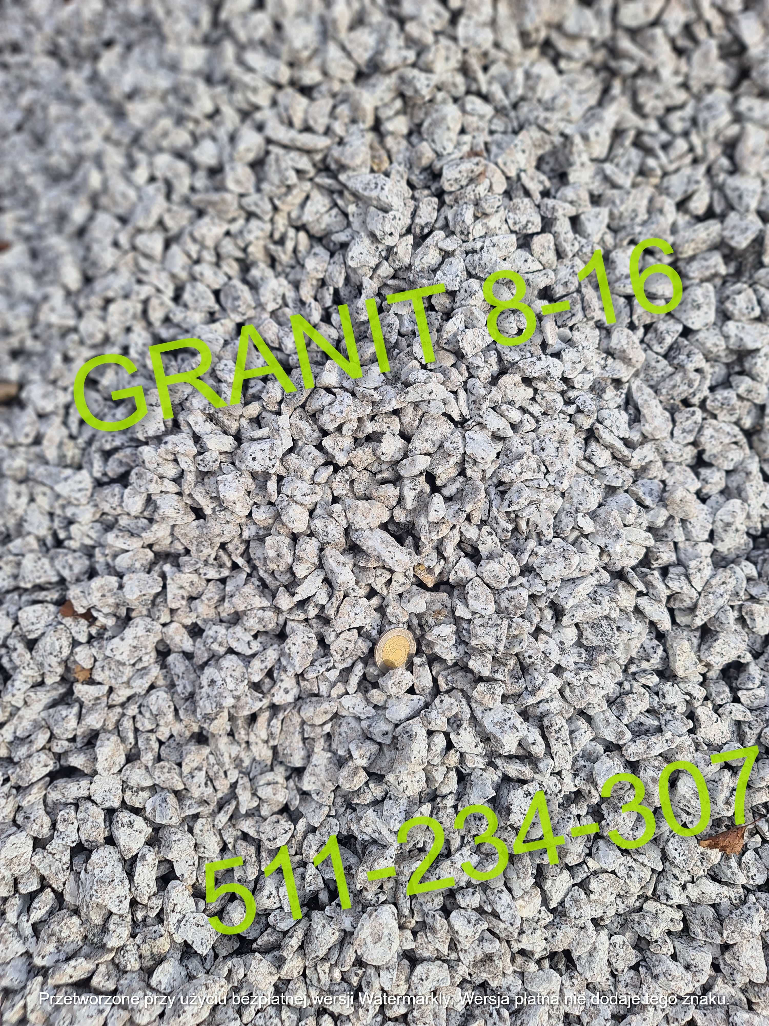 Grys granit bazalt żwir kruszywa kostka granitowa Poznań okolice