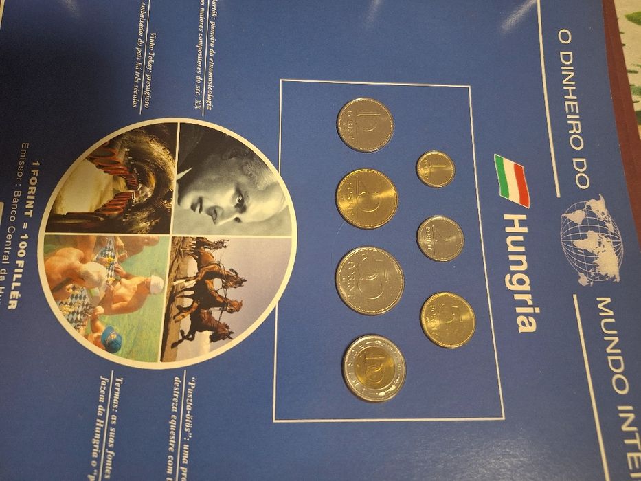 Colecção moedas  do mundo 10 paises não  circuladas