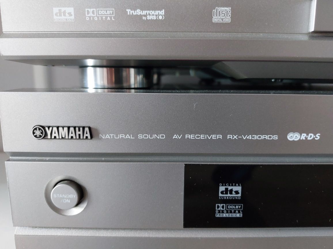 Amplituner Yamaha RX-V430 RDS+DVD S520 stan idealny