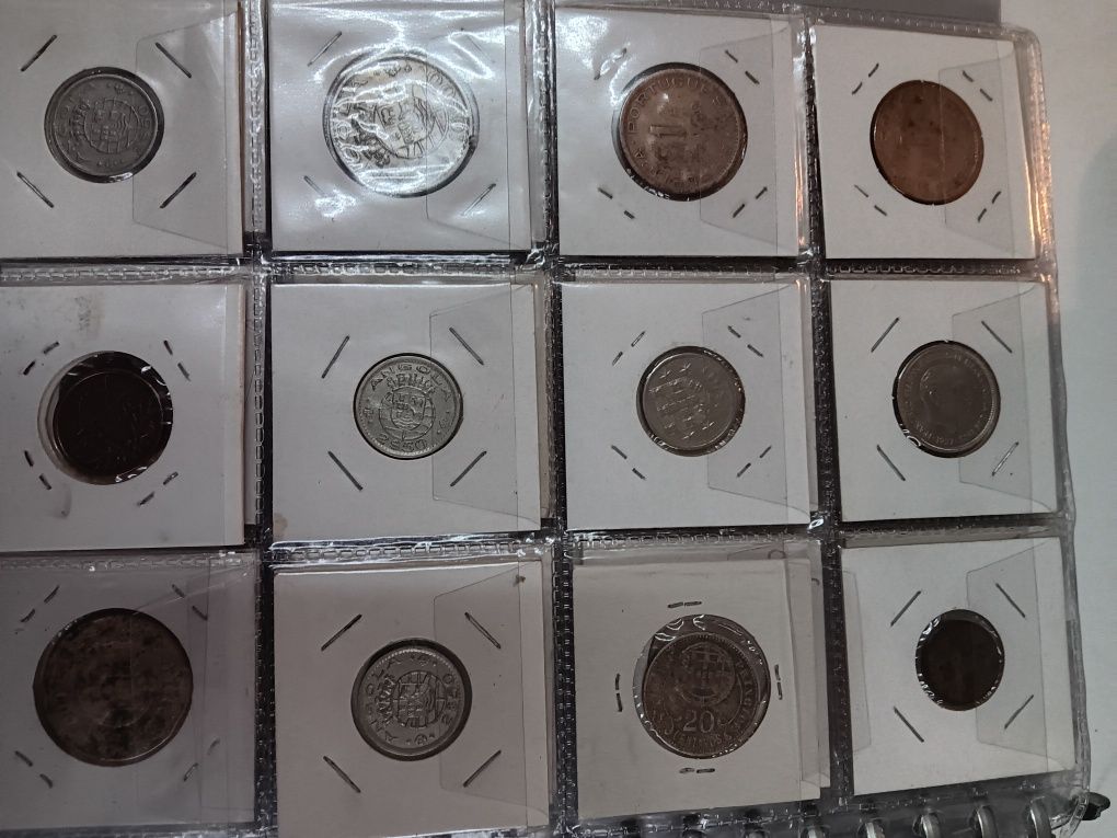 Lote de moedas antigas todas em bom estado!