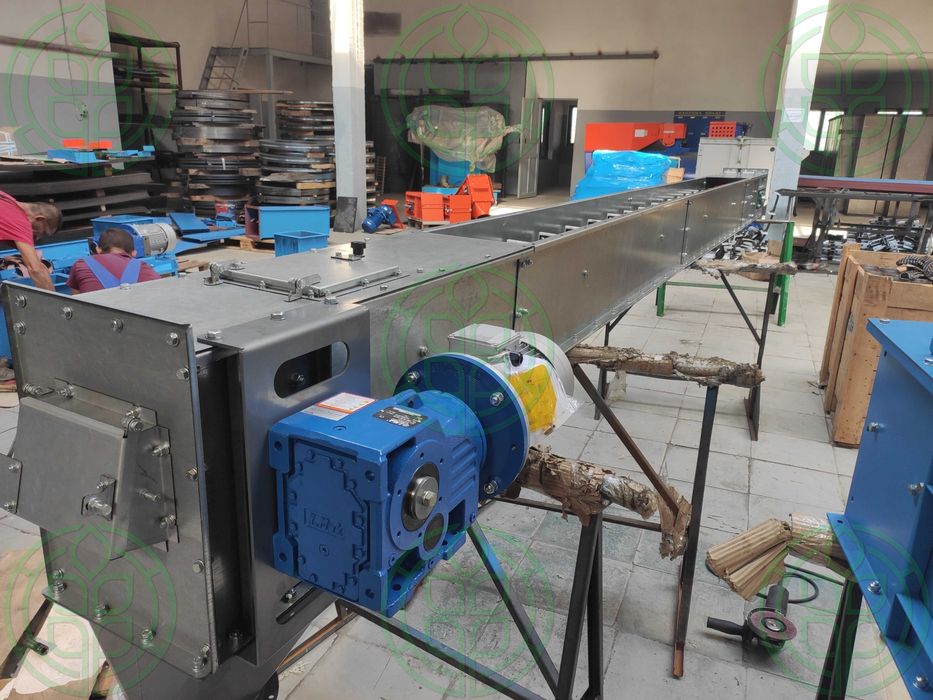 Транспортер скребковий, для зерна, пелети, комбікорма, гарантія якість