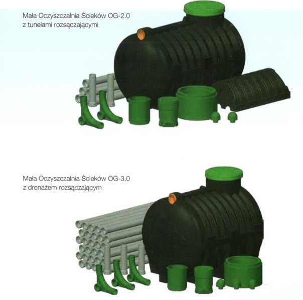 ZBIORNIK OG 3.0 3000L Oczyszczalnia/Szambo/Zbiornik na deszczówkę