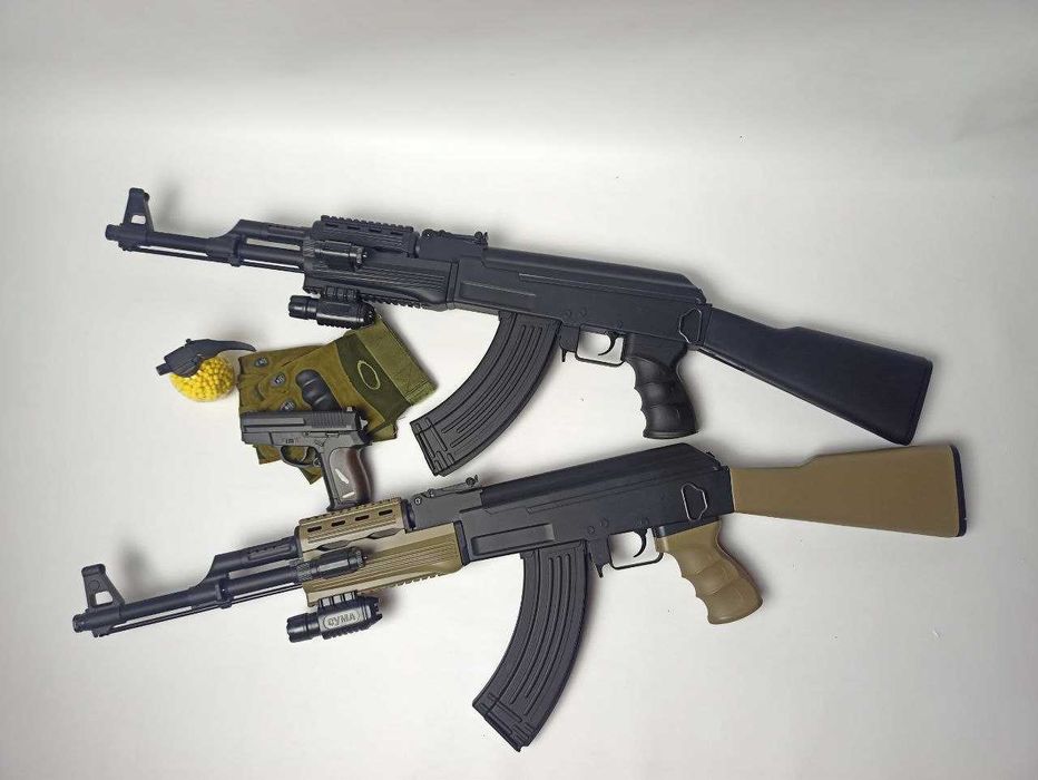 АВТОМАТИЧНИЙ АК-47 на акумуляторі кулі 6 автомат Калашникова для дітей